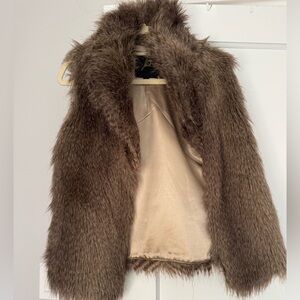 Faux fur vest